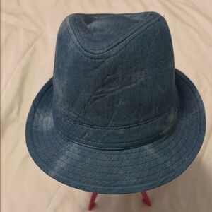 Stylish Blue Fedora Hat